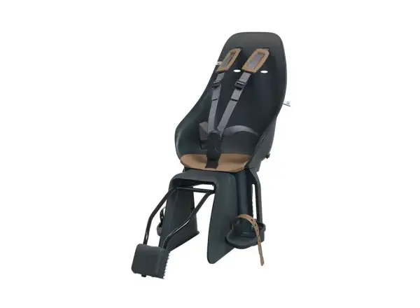 Urban Iki rear seat with adapter and frame carrier SET Bincho Black/Kurumi Brown