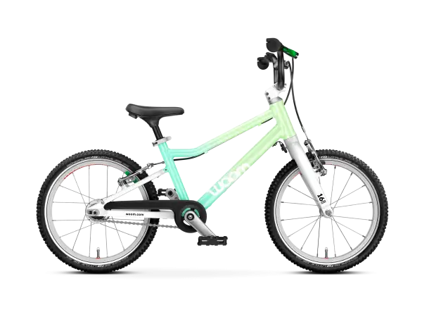 Woom GO 3 Automagic children's bike 16 Spearmint Crush Limited