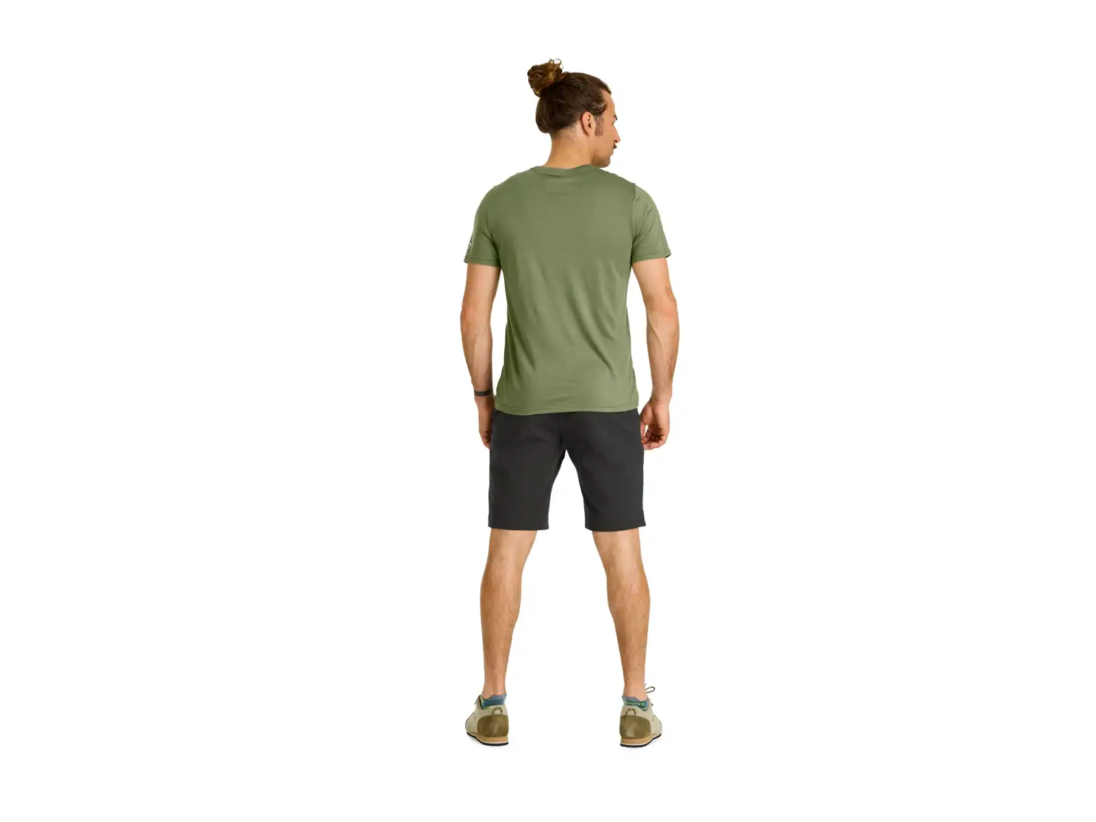 Ortovox 120 Cool Tec Mtn Stripe men's T-shirt Red Malbec