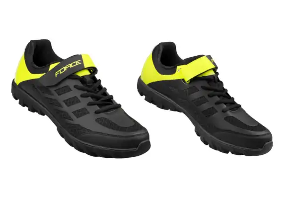 Force GO2 MTB men's cycling shoes black/fluo