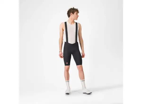Castelli Free Aero Race men's shorts with insert and braces Black