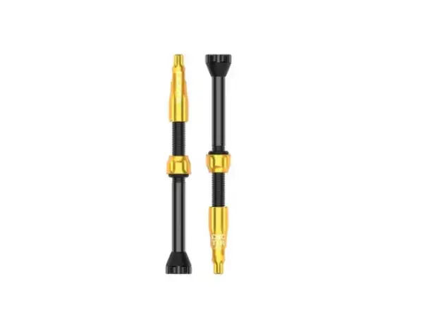Lezyne CNC TLR tubeless valves 44 mm gold
