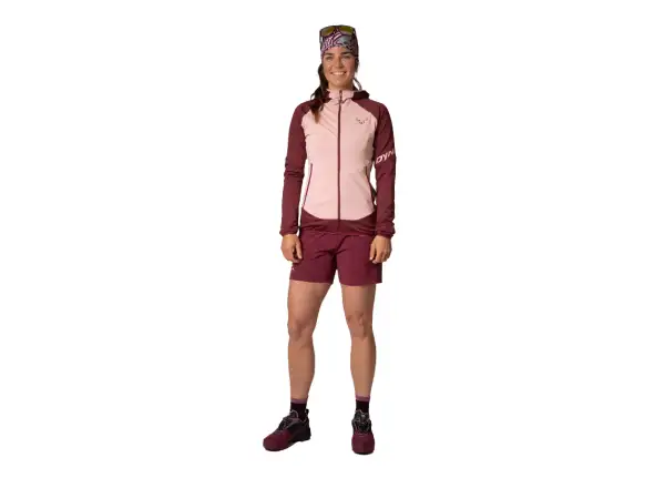 Dynafit Transalper Hybrid women's shorts Burgundy