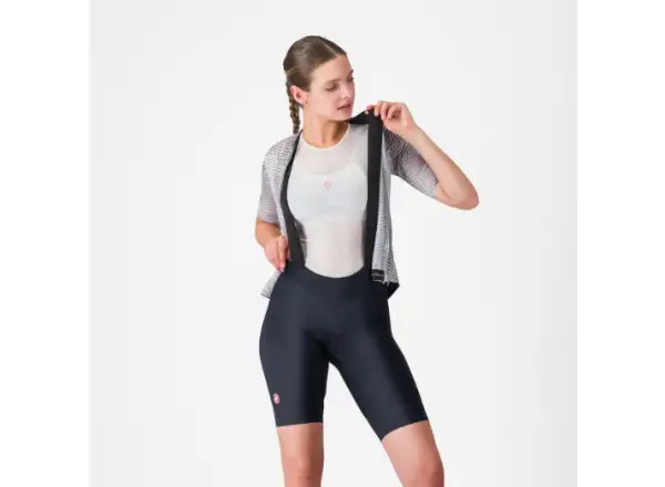Castelli Prima 2 DT women's bib shorts Black/Black