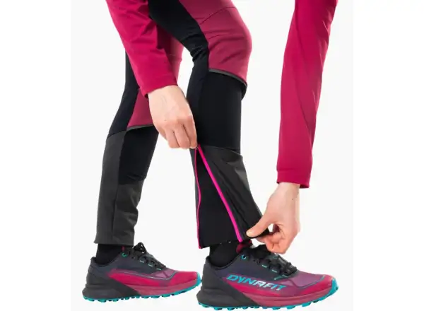 Dynafit Alpine Warm women's insulated leggings Black Out/Pink