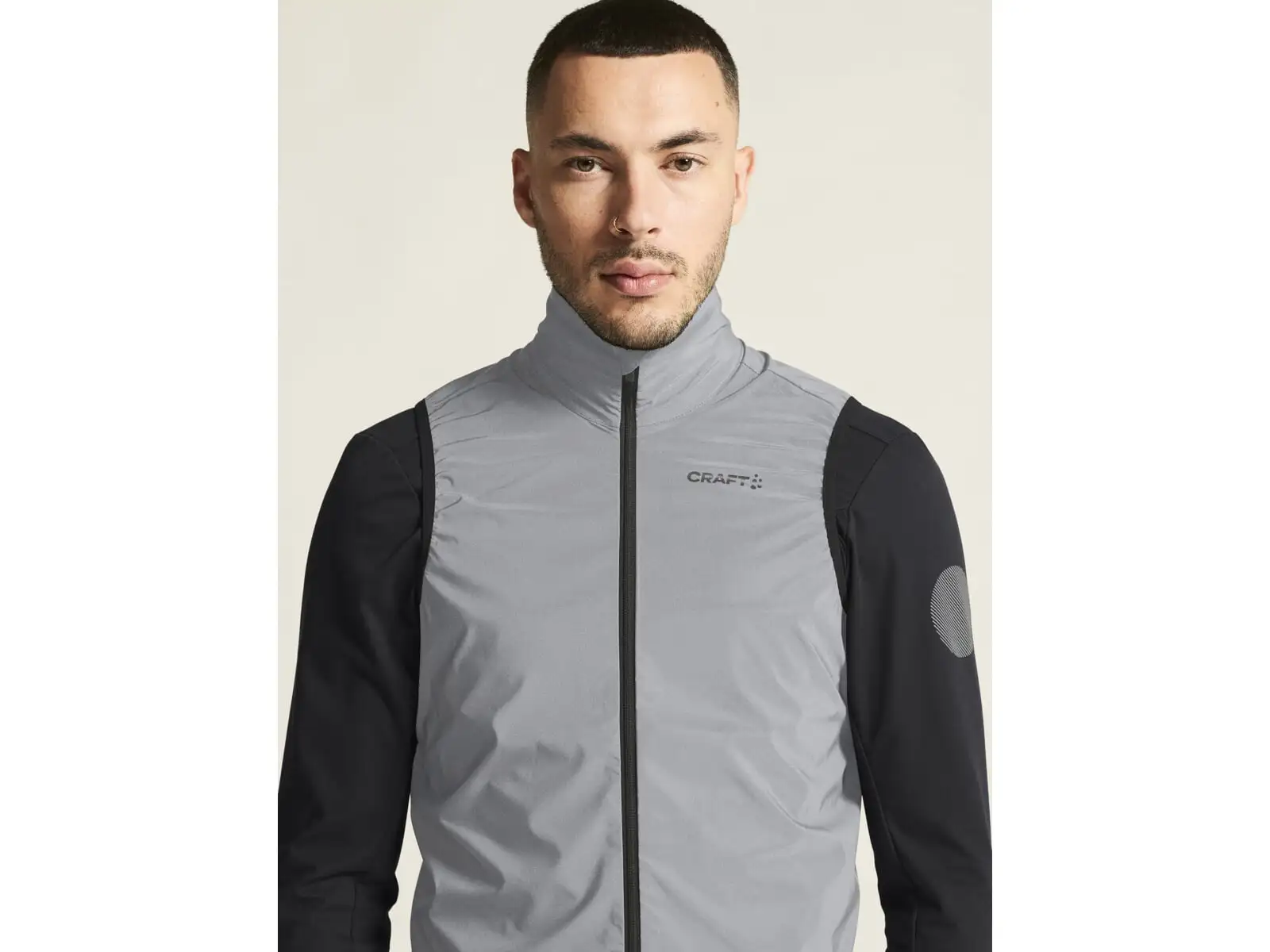 Craft ADV Essence Lumen Wind reflective men's vest grey