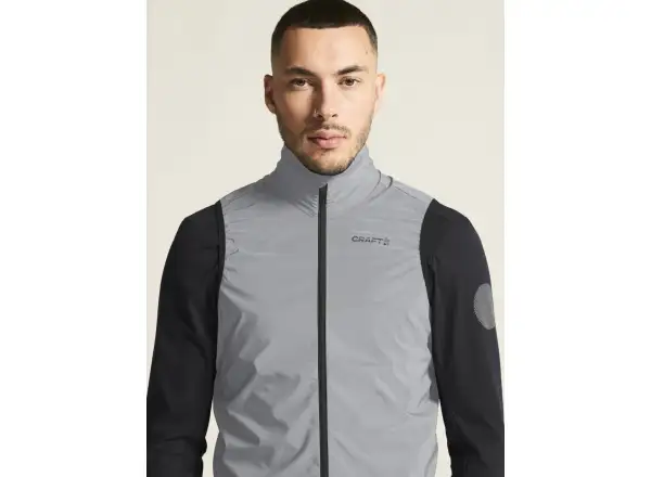 Craft ADV Essence Lumen Wind reflective men's vest grey