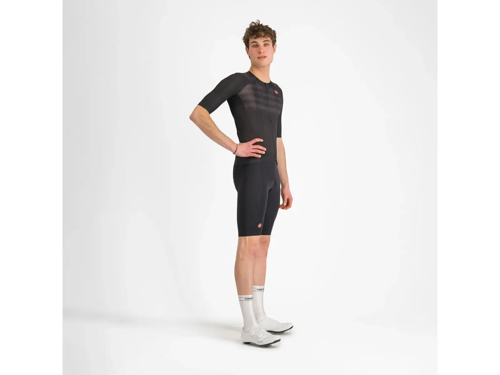 Castelli Free Aero Race men's shorts with insert and braces Black