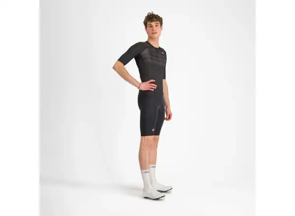 Castelli Free Aero Race men's shorts with insert and braces Black