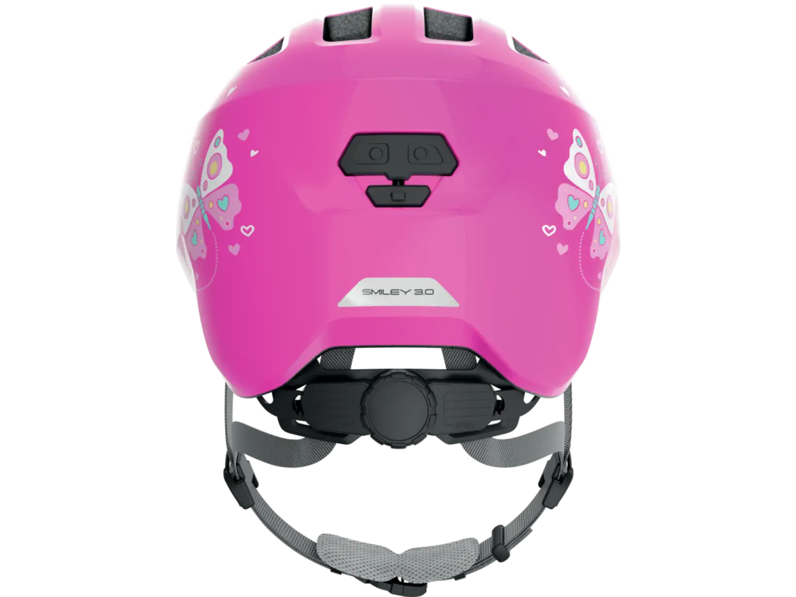 Abus Smiley 3.0 children's helmet Pink Butterfly