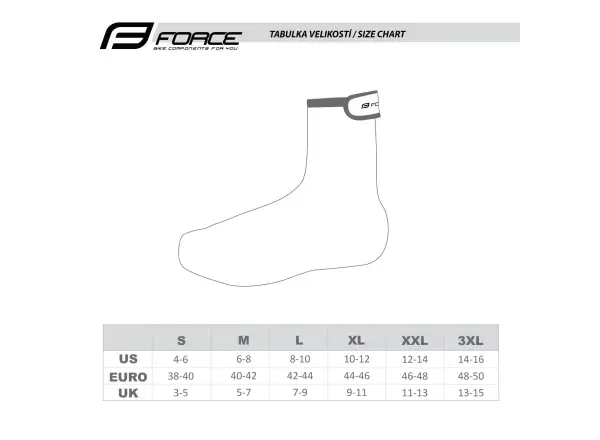 Force Pu Dry Road overshoes black
