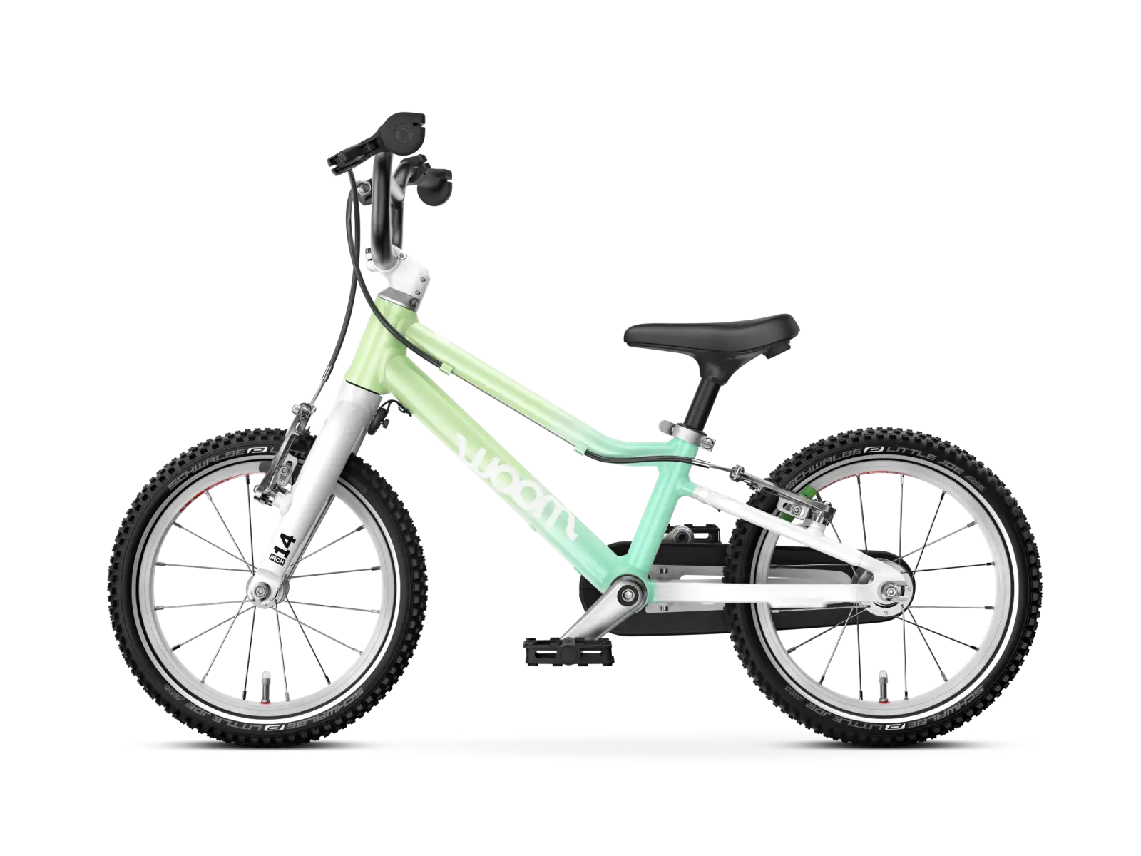 Woom GO 2 children's bike 14 Spearmint Crush Limited