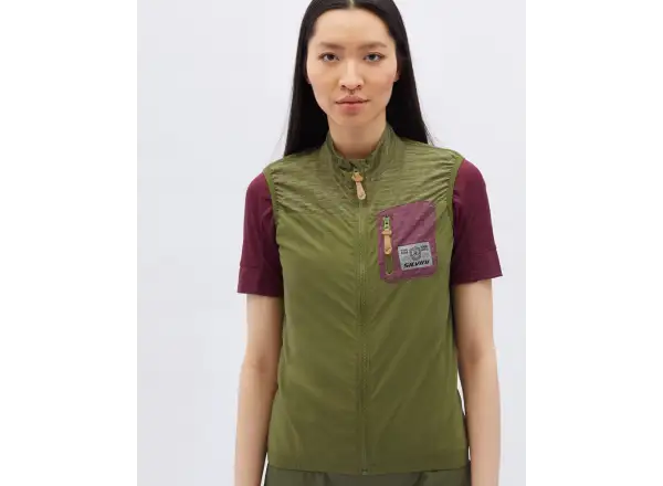 Silvini Caira women's gravel vest Olive/Plum