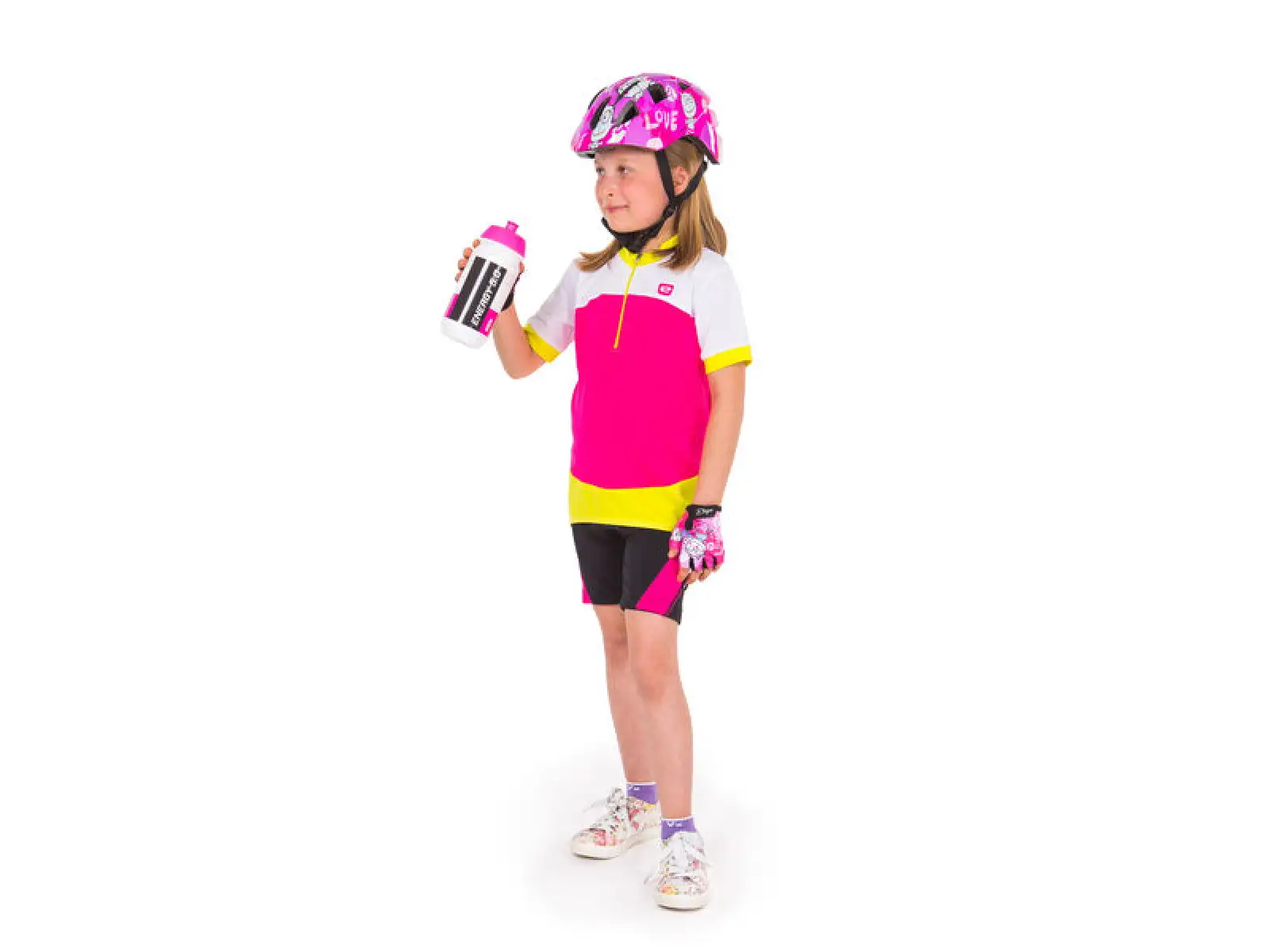 Etape Tiny children's cycling gloves short pink