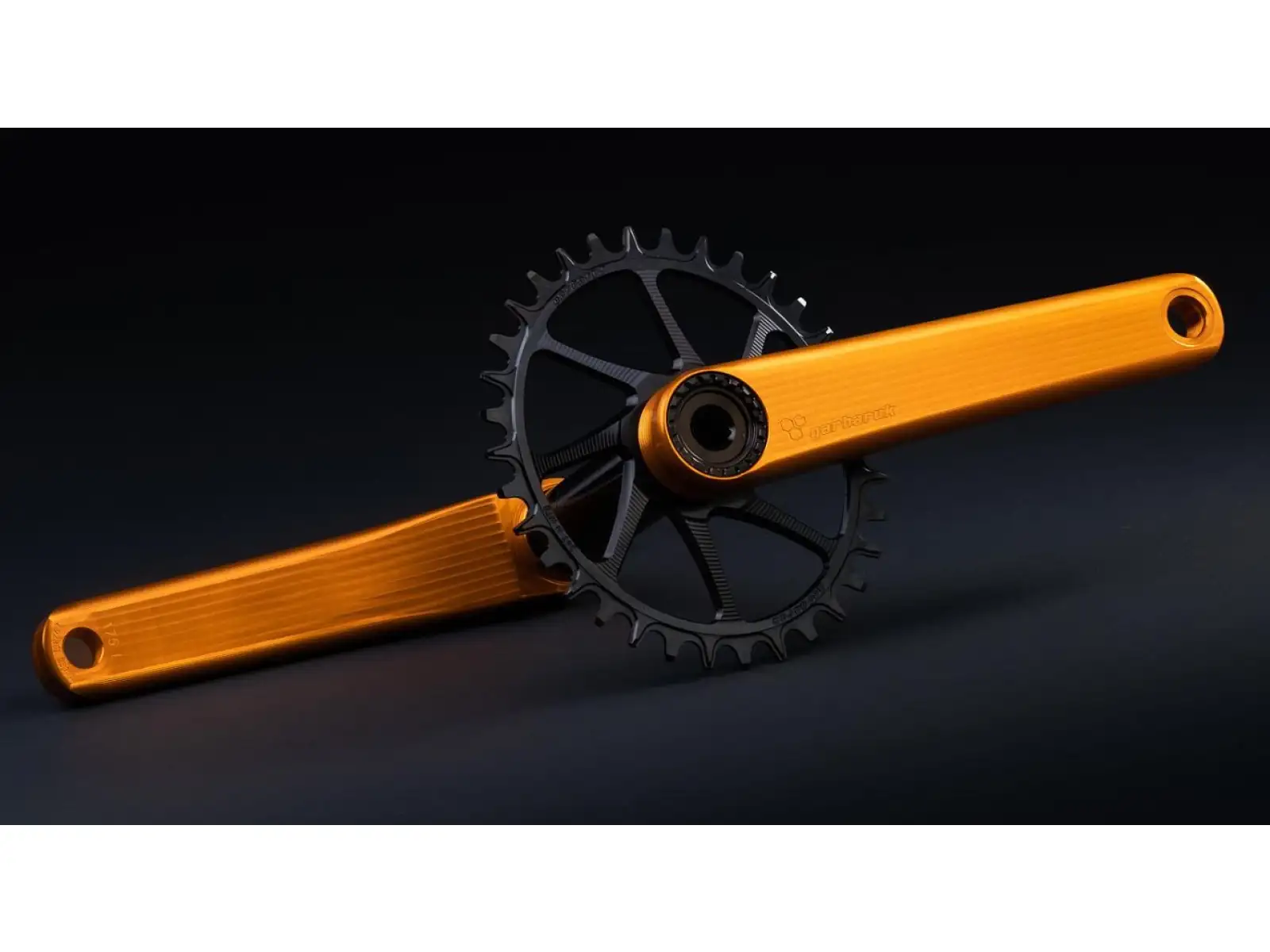 Garbaruk XC cranks orange/black