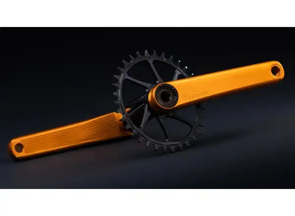 Garbaruk XC cranks orange/black