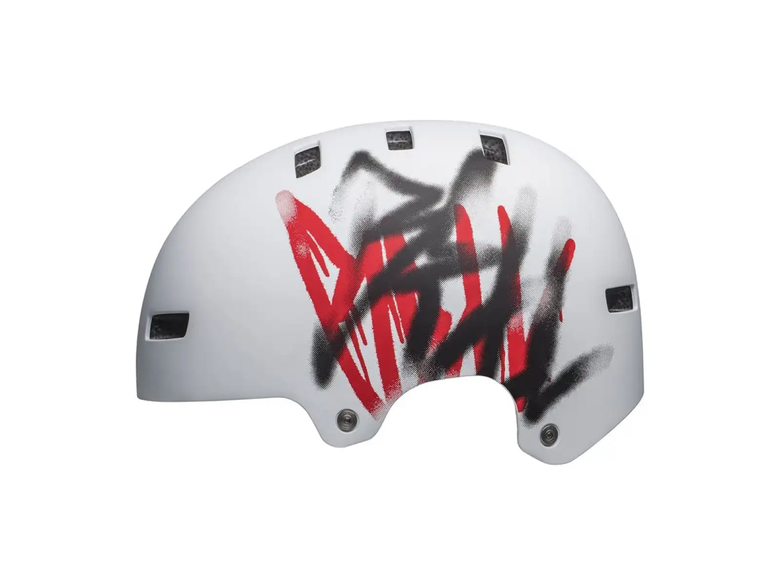 Bell Local helmet Mat White Scribble
