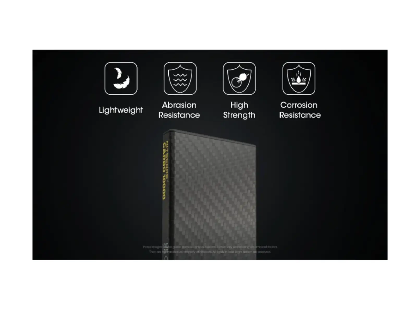 Nitecore powerful Powerbank CARBO 10000, USB-C, 10000 mAh