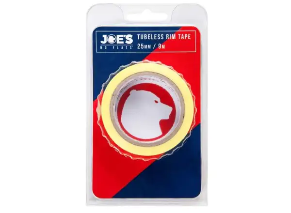 Joes Tubeless Yellow Rim Tape 9 m X 25 mm Rim Tape