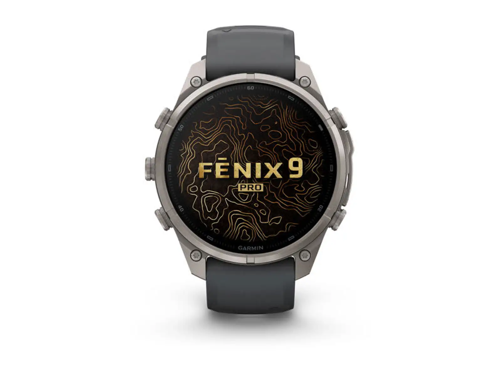 Garmin fenix 9 Pro inReach 43 mm smart watch Carbon gray DLC Titanium Black/Pebble gray