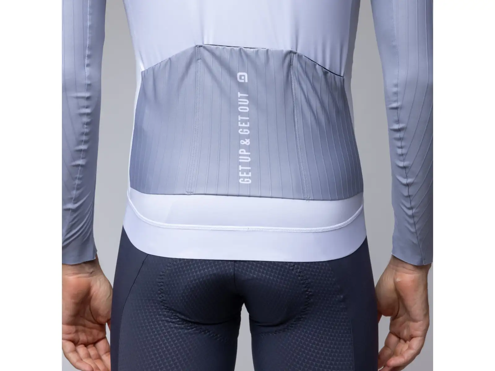 Alé PR-E Follow Me men's insulated jersey long sleeve White