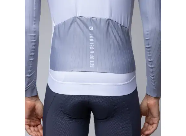 Alé PR-E Follow Me men's insulated jersey long sleeve White