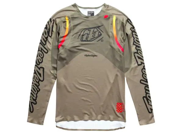 Troy Lee Designs Sprint Ultra men's jersey long sleeve Pinned Olive