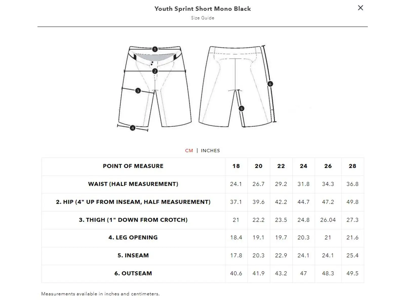Troy Lee Designs Sprint Mono youth shorts Black
