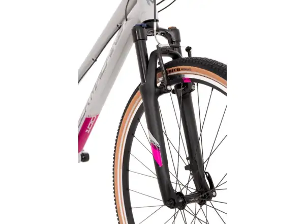 Rock Machine CrossRide 100 Lady gloss light grey/dark grey trekking bike