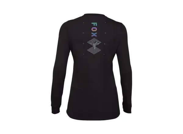 Fox Ranger Dr Md Lunar women's long-sleeve jersey Black