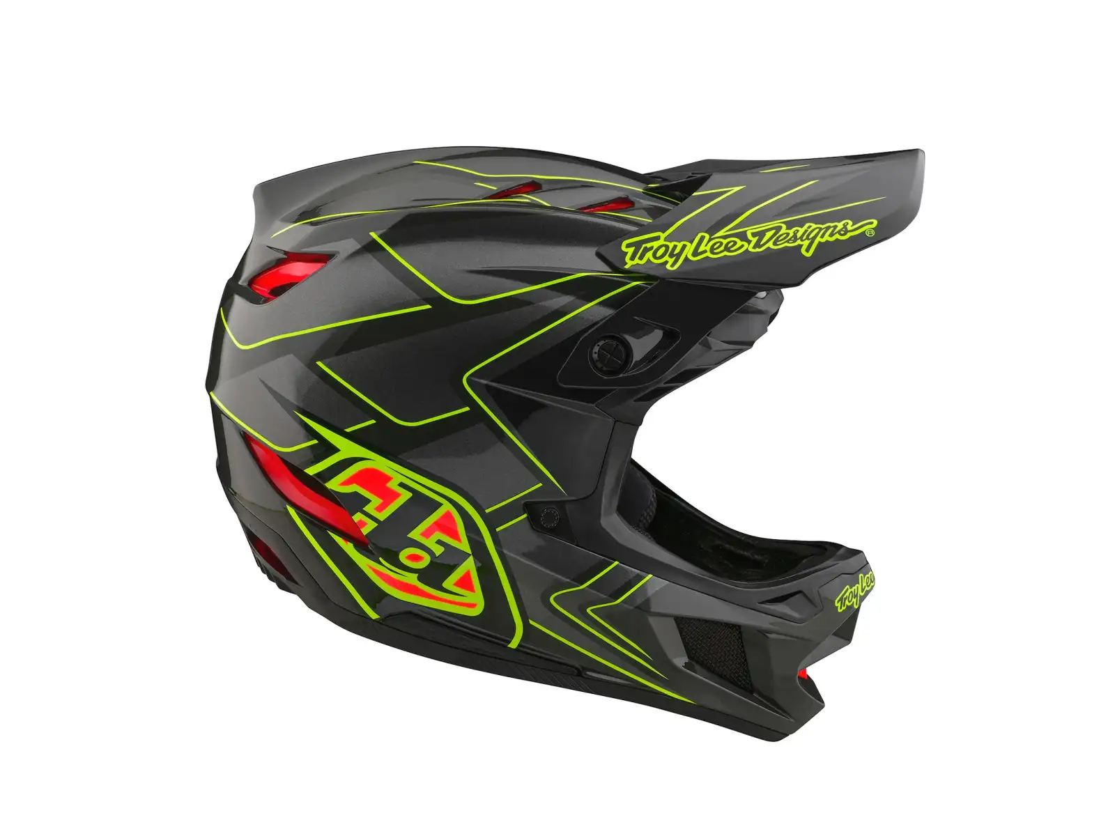 Troy Lee Designs D4 Composite Ghostwing helmet Gray