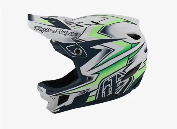 Troy Lee Designs D4 Composite Mips Volt helmet White