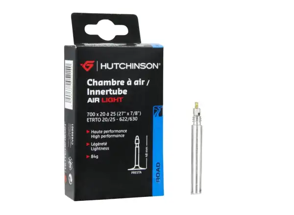 Hutchinson Air Light 20/25-622 road tube Presta valve 48 mm
