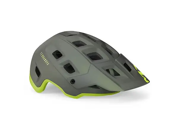 MET Terranova helmet Gray/Lime Matt