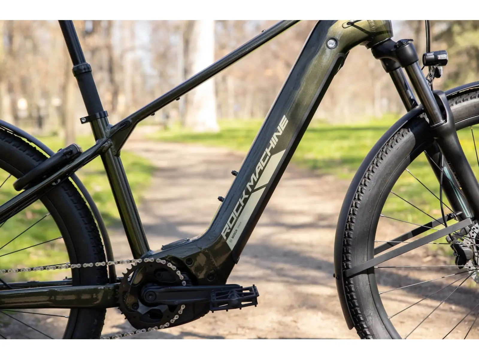 Rock Machine eBlizz B70T mountain e-bike Gloss Dark Forest