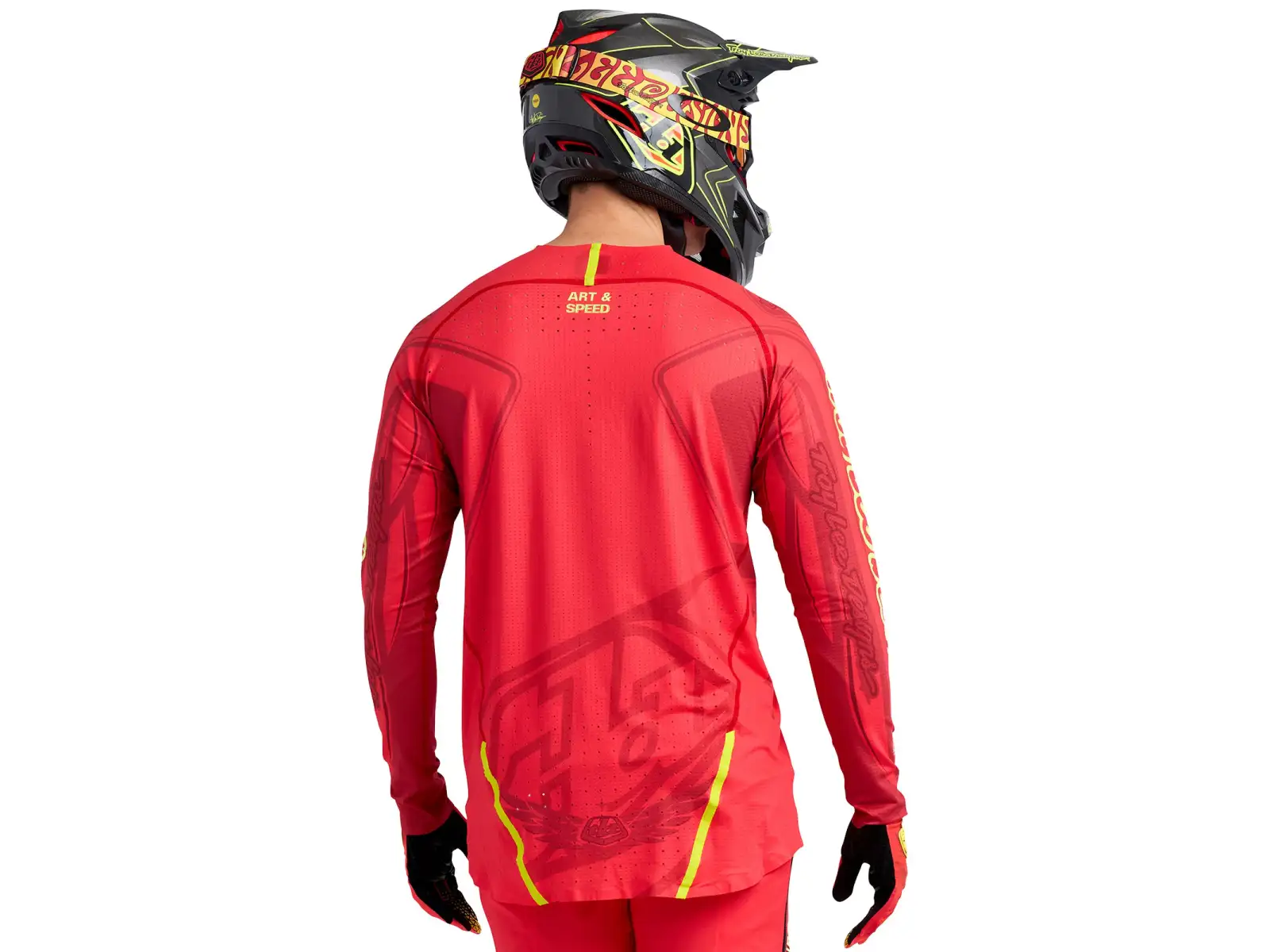 Troy Lee Designs Sprint Ultra Ghostwing men's jersey long sleeve Infra Red