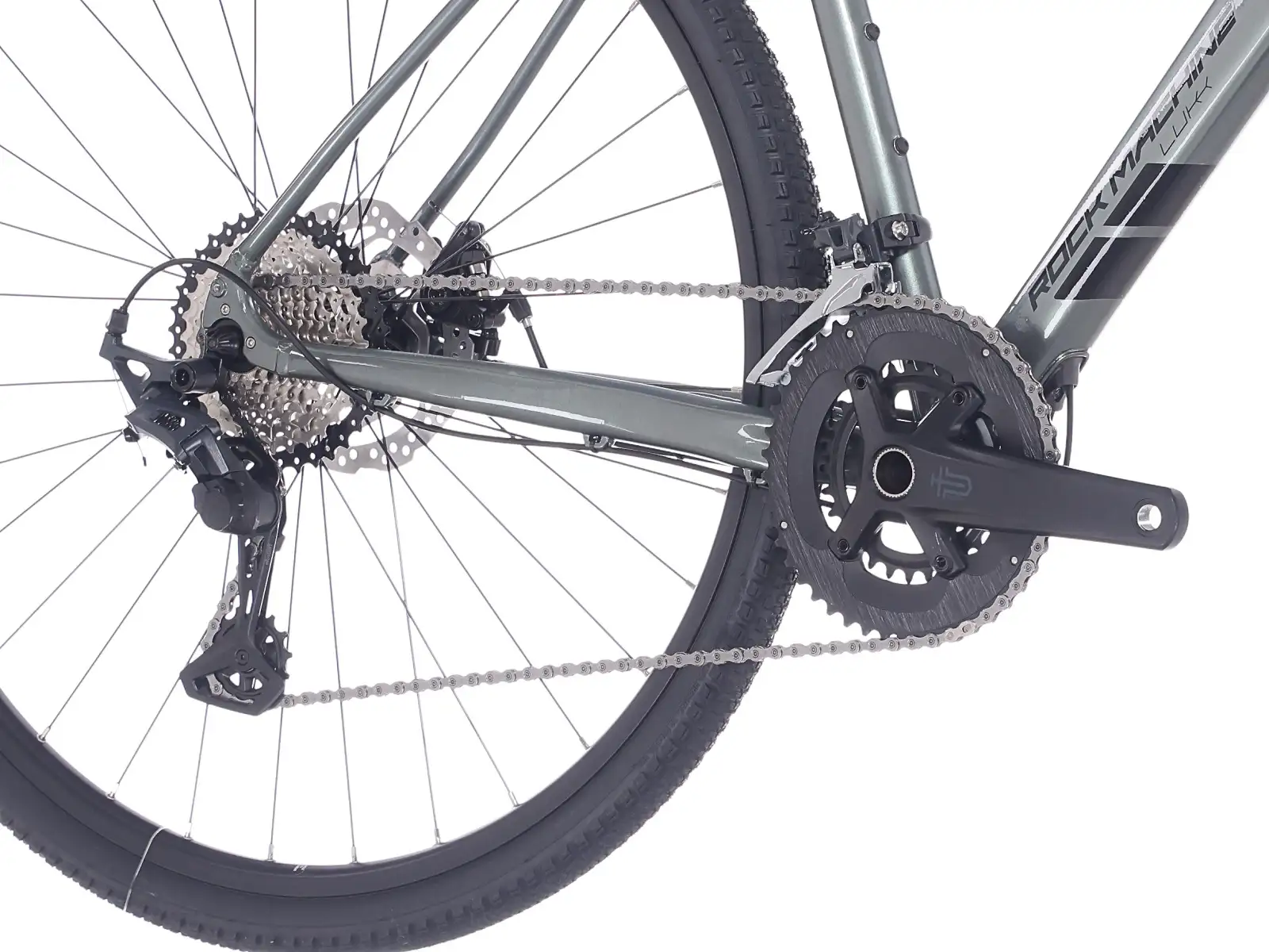 Rock Machine Lukk 40 gravel bike Gloss Granite Green