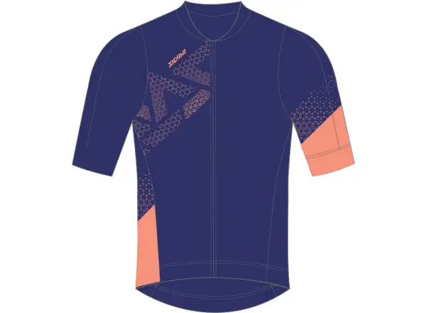 Silvini Rosalia women's jersey short sleeve navy/coral