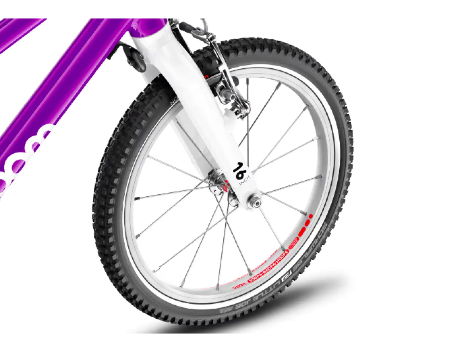 Woom 3 Purple Automagic 16" children's bike