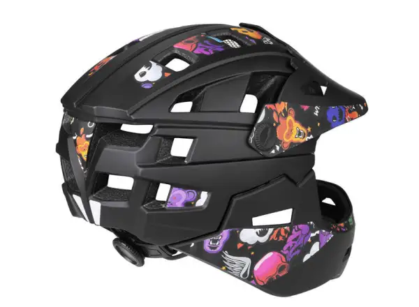 Etape Scudo kids helmet black/graphics matte