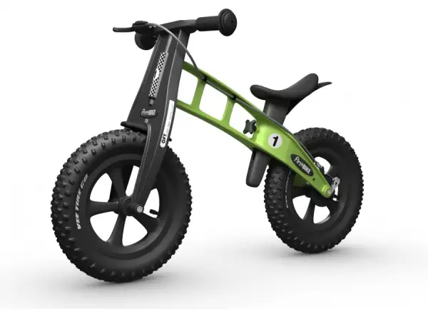 First Bike FAT children's balance bike Green