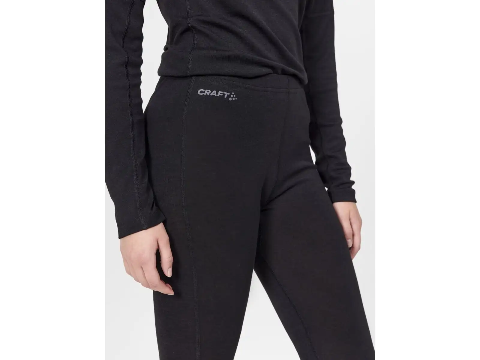 Craft ADV Wool Merino women's base 3/4 pants black
