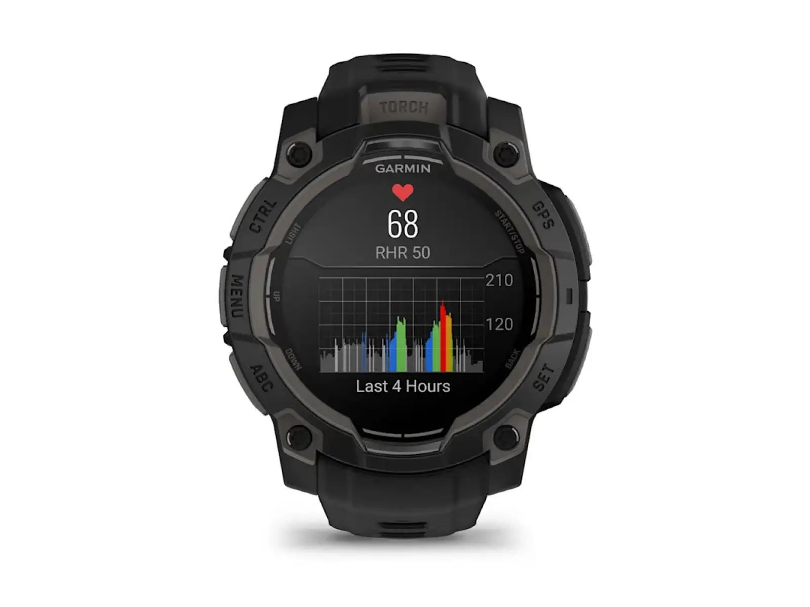 Garmin Instinct 3 Amoled 45 mm smartwatch Black/Black band