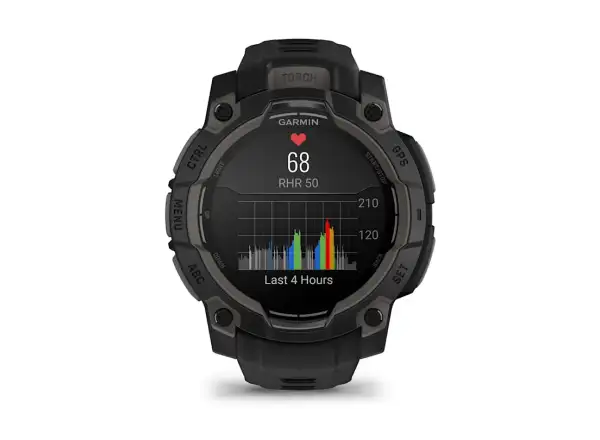 Garmin Instinct 3 Amoled 45 mm smartwatch Black/Black band