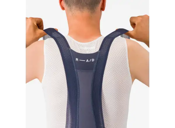 Castelli Espresso R-A/D men's shorts with pad and braces Twilight Blue