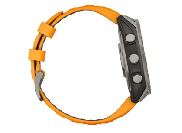 Garmin fenix 8 - 47 mm AMOLED Sapphire smart watch Titanium Orange/Graphite