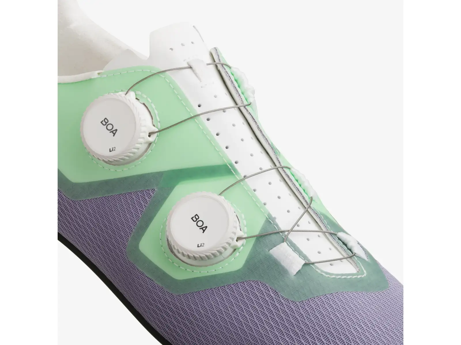 Fizik Tempo Lyra road cycling shoes Lavander/Mint Green