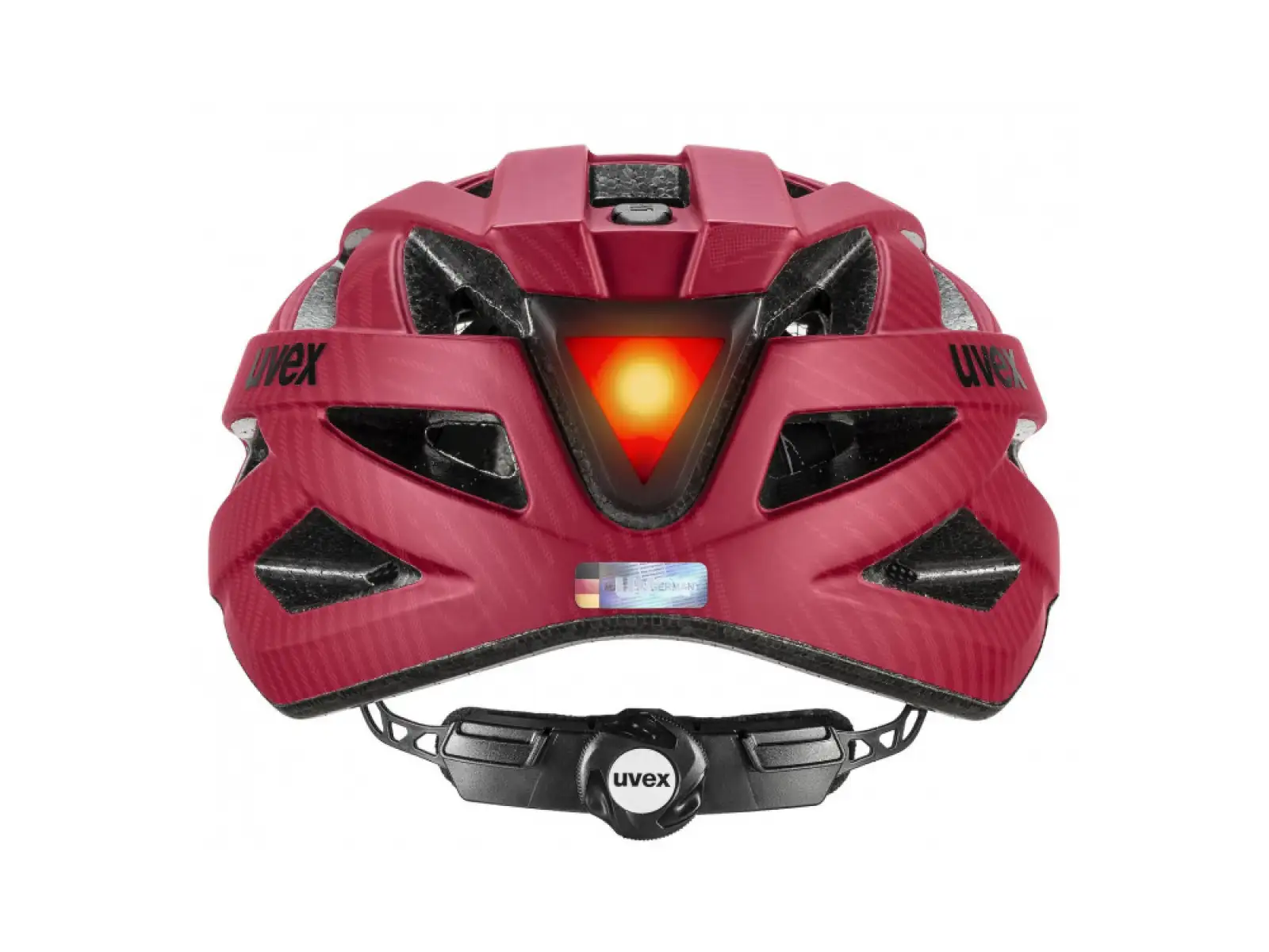 Uvex City I-VO helmet Ruby Red Matt