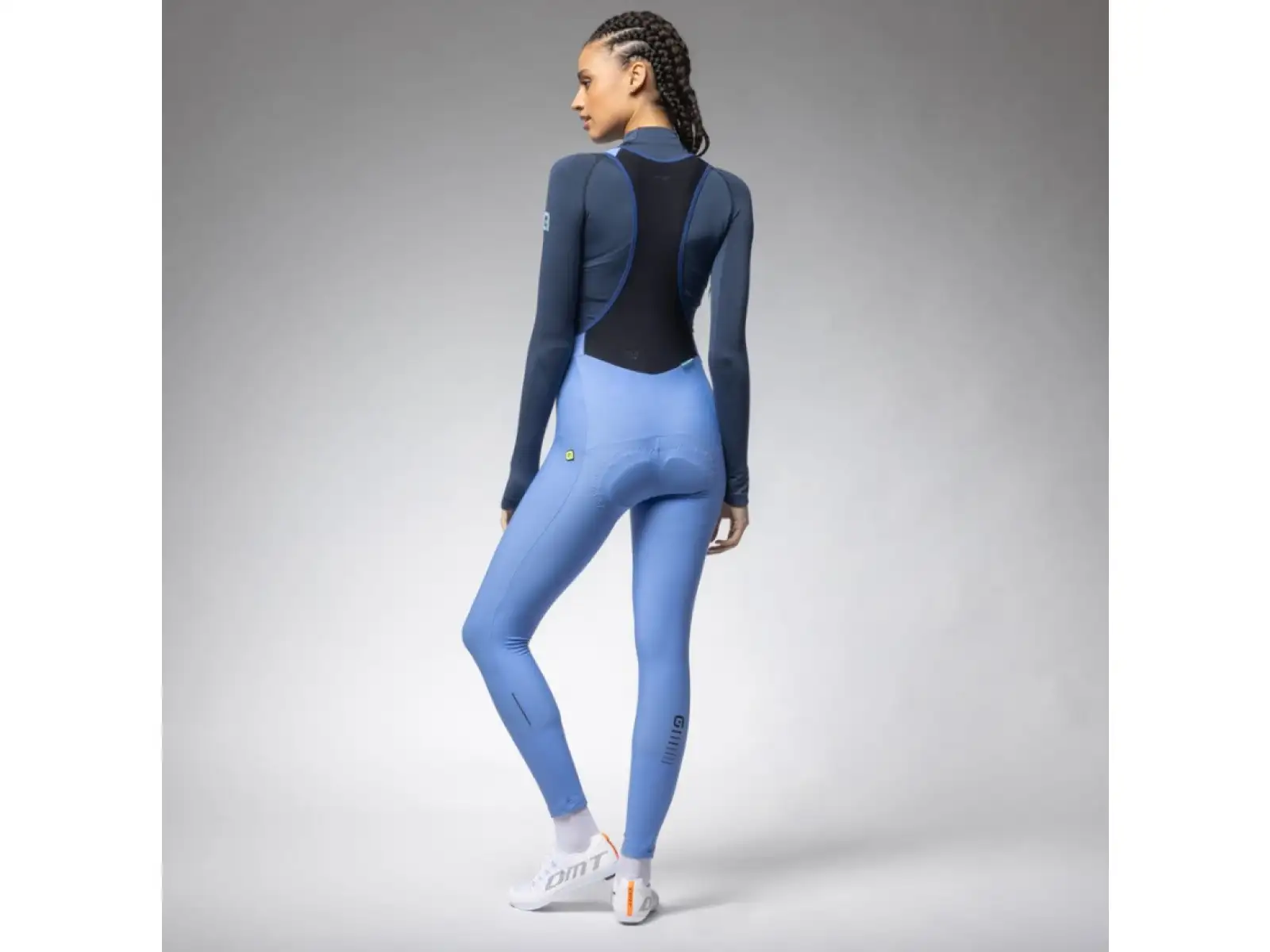 Alé Klimatik K-Atmo 3.0 women's winter bib tights with insert Pale Blue