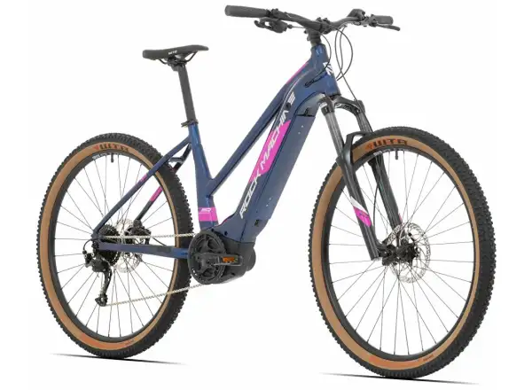 Rock Machine Torrent INT e50-29 Gloss Blue/Silver/Pink low-step mountain e-bike